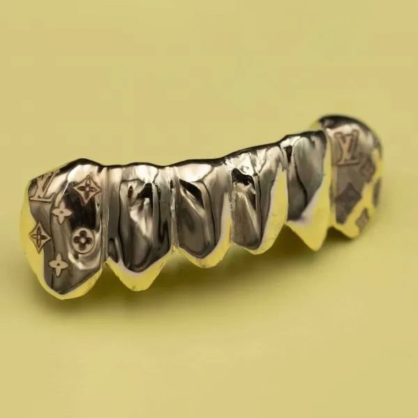 10K Gold Six Piece with Double Laser Print