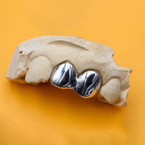 14k White Gold Double